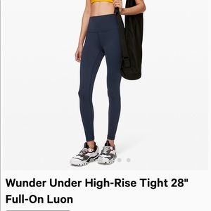 Lulu Wunder Under High Rise Leggings!